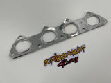 H Series H22 H23 Stainless Steel Honda Acura Exhaust Manifold Gasket Dual 304 SS