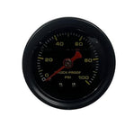 Universal Shock Proof Fuel Pressure Gauge Marshall 0-100 PSI