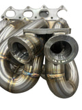 T3 T4 Top Mount Turbo Manifold Dual Twin Wastegate B Series