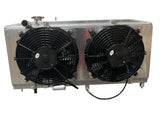 K Swap Full Size Radiator For Honda EK Civic 96-00 K Series K20 K24 Dual Core Si