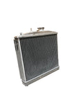 K Swap Half Size Radiator For Honda EK Civic 96-00 K Series K20 K24 Dual Core Si
