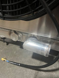 K Swap Half Size Radiator For Honda EK Civic 96-00 K Series K20 K24 Dual Core Si