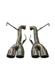 Stainless Steel Axle Back Delete Exhaust Muffler For Subaru WRX