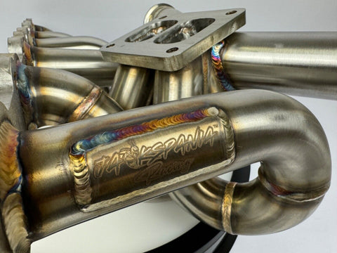 RB20 RB25 RB26 DET T4 Top Mount Turbo Manifold For Nissan GTR 44mm Twin Scroll
