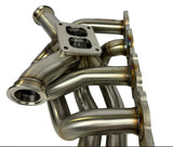 RB20 RB25 RB26 DET T4 Top Mount Turbo Manifold For Nissan GTR 44mm Twin Scroll