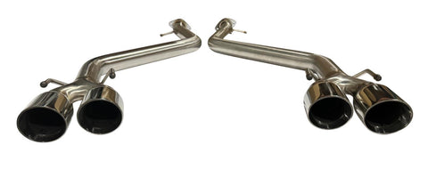 Axle Back Quad Tips Exhaust For 15-20 Lexus RC200t RC300 RC350 Muffler Delete
