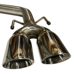 For 17-20 Lexus IS200t IS300 IS350 Muffler Delete Axle Back Quad Tips Exhaust