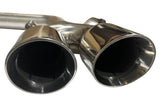 For 17-20 Lexus IS200t IS300 IS350 Muffler Delete Axle Back Quad Tips Exhaust