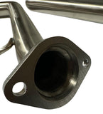 For 17-20 Lexus IS200t IS300 IS350 Muffler Delete Axle Back Quad Tips Exhaust