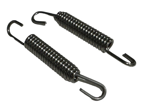 2 x 80mm Stainless Steel Exhaust Springs Swivel Hook