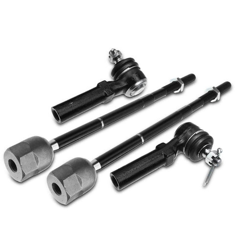 4x Inner &Outer Steering Tie Rod End for Mercury Villager Nissan Quest 1993-2002