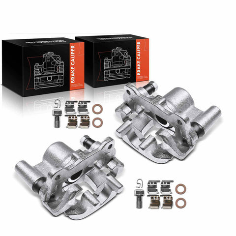 2PCS Brake Caliper with Bracket for Scion tC 2005-2010 Rear Driver & Passenger