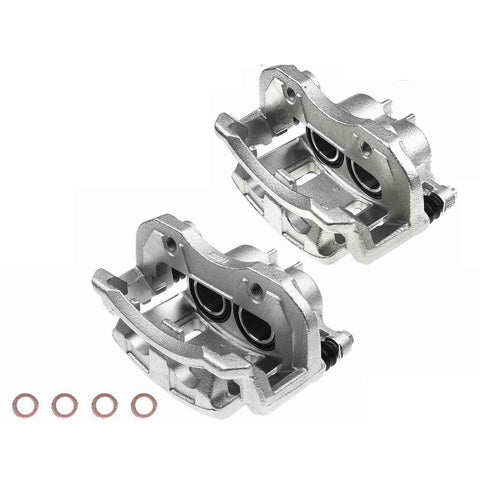 2x Disc Brake Caliper w/ Bracket for Nissan Pathfinder 99-04 Infiniti QX4 98-03