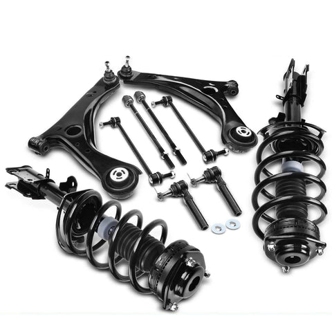 10pcs Front Control Arm Strut & Coil Spring Kit for Chrysler Town Country Dodge