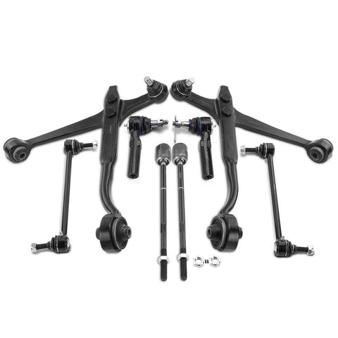 8x Front Control Arm & Stabilizer Bar Link Tie Rod Kit for Ford Windstar 99-03