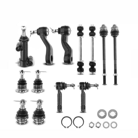 13x Front Stabilizer Bar End Link & Tie Rod End Ball Joint for GMC Sierra 1500