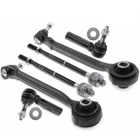 6x Front Control Arm w/Ball Joint Tie Rod End for Chrysler 300 Dodge Challenger