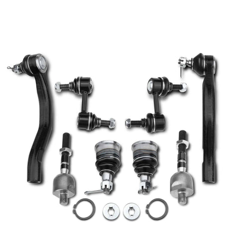 8pcs Front Lower Ball Joint Sway Bar Links Tie Rods for Honda Accord Coupe 3.0L