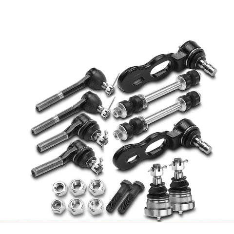 10 Ball Joint Sway Bar Tie Rod Kit for Ford Crown Victoria Lincoln Mercury 95-02