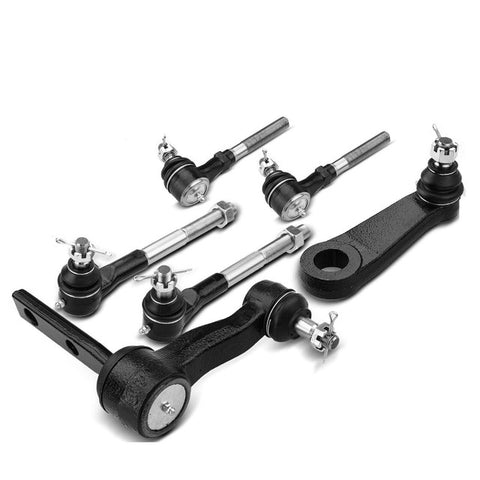6x Inner & Outer Tie Rod Ends for Ford F-150 97-03 F-250 Expedition Lincoln RWD
