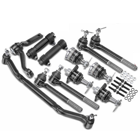 12x Inner & Outer Tie Rod End & Idler Arm & Ball Joint for Chevrolet S10 GMC RWD