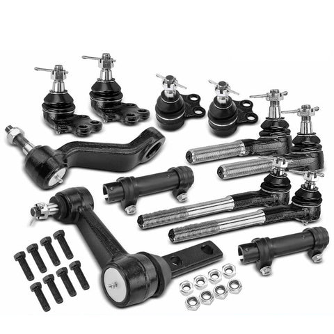 12x Idler Arm & Pitman Arm Tie Rod End Ball Joint for Dodge Ram 1500 2000 2001