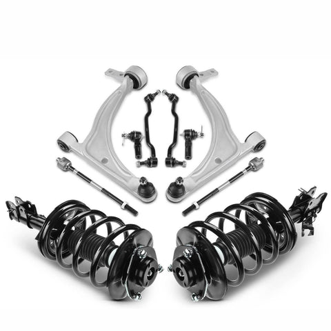 10Pcs Front Strut & Coil Spring Control Arm Kit for Nissan Altima 2002-2004 2.5L