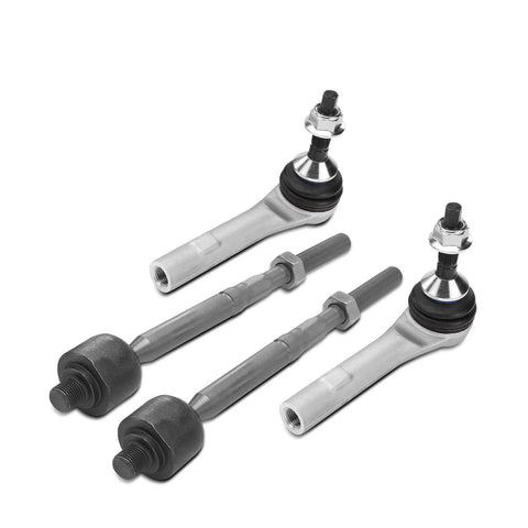 4x Inner & Outer Left & Right Tie Rod End for Tesla 3 2017 2018-2021 Y 2020-2021