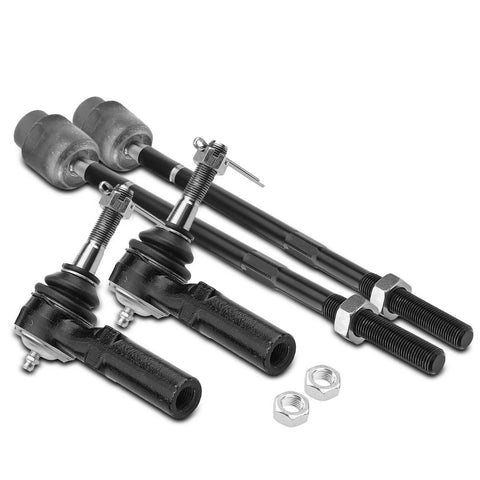 4x Inner & Outer Tie Rod End for Chevrolet Lumina Monte Carlo Buick Pontiac Olds