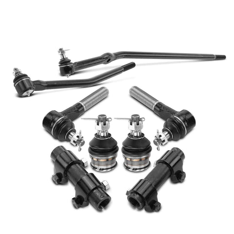 8x Front Tie Rod End Drag Link Ball Joint for Ford E-150 Econoline Club Wagon