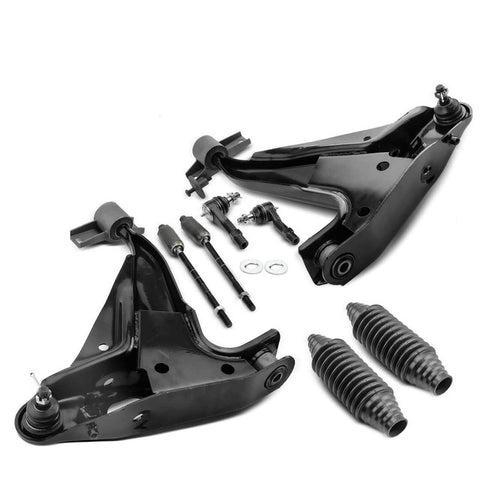 8Pcs Front Lower Control Arm w/ Ball Joint Tie Rod End for Ford Explorer Mercury