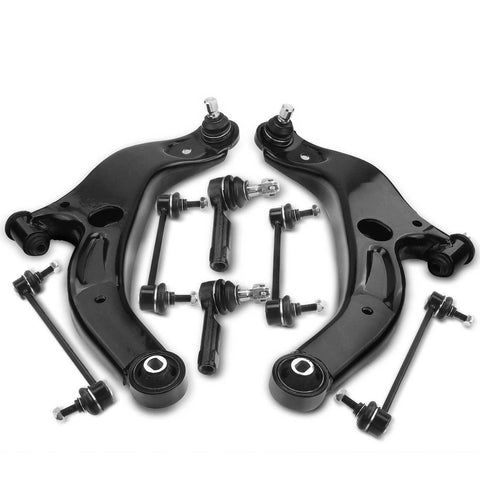 8x Front Lower Control Arm w/ Ball Joint Stabilizer Bar Link for Mazda Protege5