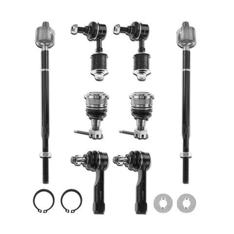 8pcs Stabilizer Sway Bar Link & Ball Joint & Tie Rod End for Nissan Altima 98-01