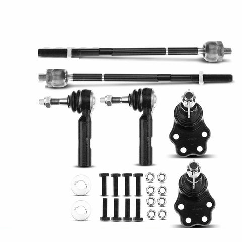 6x Inner & Outer Tie Rod End Front Lower Ball Joint for Dodge Dakota Durango RWD