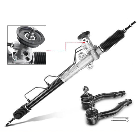 Power Steering Rack & Pinion Tie Rod End Kit for Hyundai Sonata XG350 2002-2005