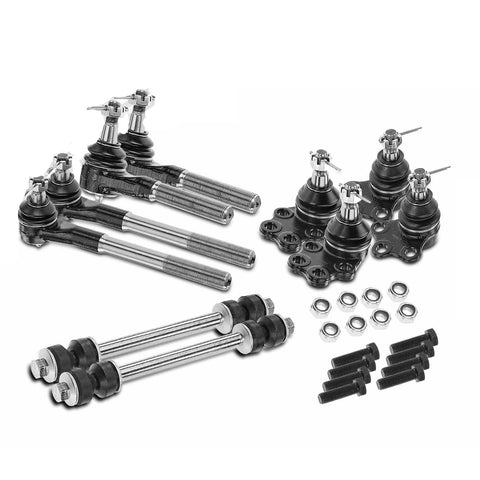 10pcs Front Stabilizer Bar Link & Tie Rod End for Dodge Ram 1500 2000-2001 RWD