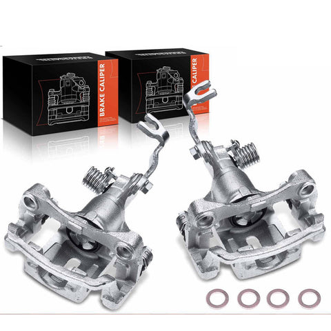 2x Disc Brake Caliper w/Bracket for Nissan Sentra Infiniti G20 Rear Left & Right