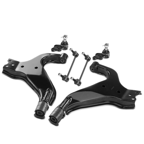 6pcs Front Control Arm & Ball Joint &Stabilizer Bar Link for INFINITI QX4 Nissan