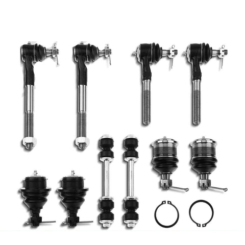 10x Front Stabilizer Bar Link Tie Rod End & Ball Joint Kit for Ford F-150 F-250