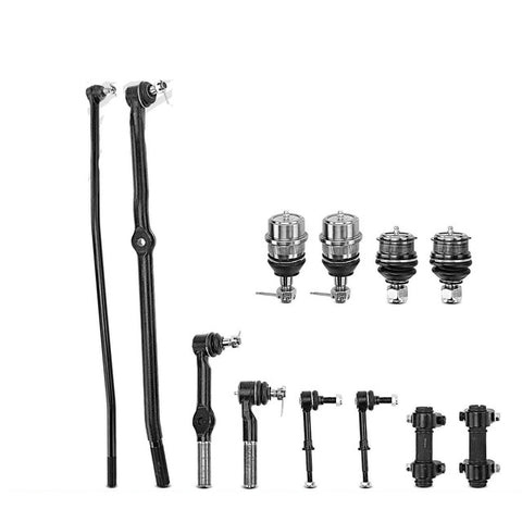 12x Front Tie Rod End Ball Joints Sway Bar Links for Dodge Ram 1500 94-95 2500