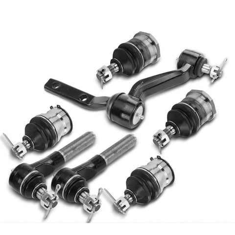 7Pcs Front Side Ball Joint & Tie Rod End & Idler Arm for Dodge Dakota 91-96 4WD