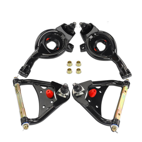 4x Front Upper&Lower Control Arm Kit for Chevy Impala Bel Air Biscayne 1965-1970