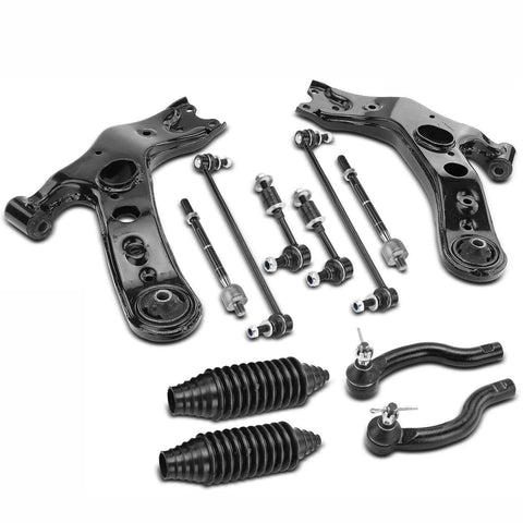10xFront Lower Control Arm Joint Stabilizer Bar Link Tie Rod End for Toyota RAV4