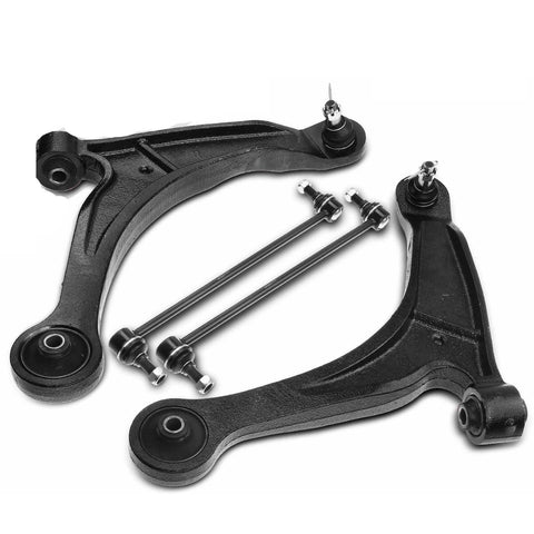 4x Front Lower Control Arm w/ Ball Joint Sway Bar Link for Honda Ridgeline 06-14