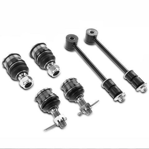 6Pcs Front Stabilizer Bar Link & Ball Joint for Ford F-350 F350 1992-1997 4WD