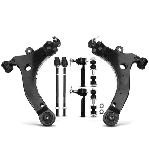 8x Front Control Arm w/ Ball Joint Sway Bar Link for Chevy Impala 06-13 Pontiac