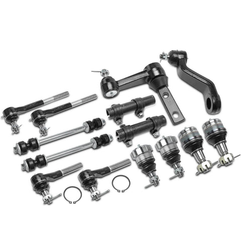 14x Idler & Pitman Arm & Tie Rod End & Sway Bar Link for Dodge Ram 2500 3500 RWD