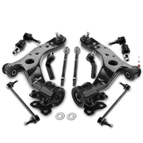 10x Front Lower Control Arm w/ Ball Joint & Tie Rod End for Mazda 3 2004 -2009 5