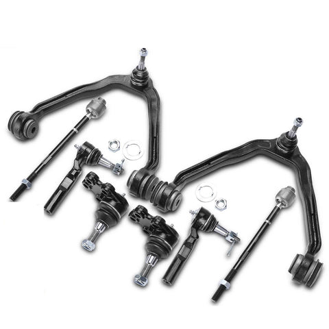 8Pcs Front Control Arm Tie Rod End Ball Joint for Chevy Silverado 1500 99-06 GMC