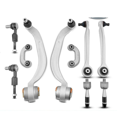 10pcs Front Control Arm w/ Ball Joint Stabilizer Bar End Link for Audi A4 A6 VW